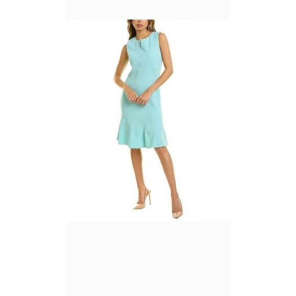 Oscar De La Renta Wool Blend Shift Dress Size 2 New With Tags $1999 - Picture 1 of 14